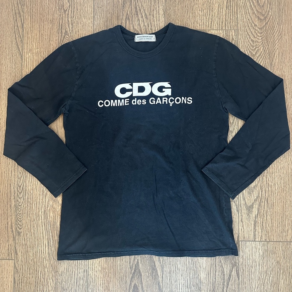 Vintage Comme des Garçons CDG Logo Long Sleeve Tee